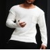 Men's Plain Classic Bottoming Simple Long-sleeved T-shirt