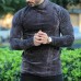 Men's Warm Velvet Slim Fit Casual Long Sleeve T-shirt